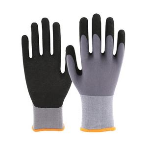 Gant <span class=keywords><strong>de</strong></span> travail <span class=keywords><strong>de</strong></span> sécurité en Nylon, doublure en Spandex, revêtement en Nitrile, Micro mousse <span class=keywords><strong>de</strong></span> sable, calibre 15 - Product Image 1