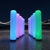 Colonne gonflable de lumière Led personnalisée, pour publicité, colonne gonflable pour la décoration