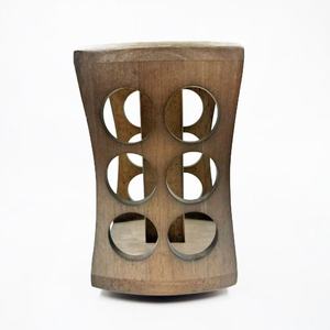 Wooden <b>Rotating</b> <b>Spice</b> <b>Rack</b> 360 Degree Kitchen Storage Multi Tiered Seasoning Organizer Modern Design - Product Image 2