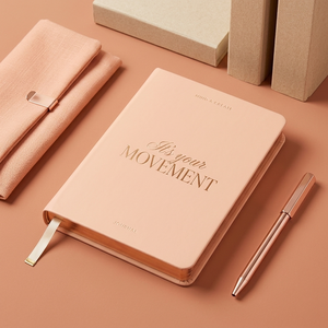 Diario A5 <span class=keywords><strong>in</strong></span> <span class=keywords><strong>Pelle</strong></span> PU Personalizzato LABON, Quaderno con Copertina Rigida e Stampa <span class=keywords><strong>in</strong></span> Lamina d'Oro, Agenda per Scrittura e Regalo - Product Image 2