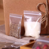 Vente en gros de sacs OPP givrés sacs à fermeture éclair durables en plastique PE avec logo personnalisé pour vêtements et emballages alimentaires produits ménagers