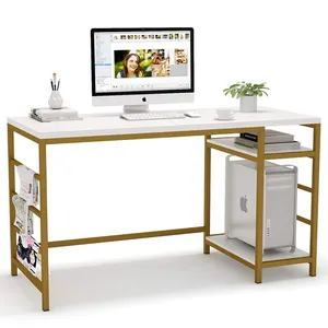 Лидер продаж на Amazon, письменные столы с металлической рамкой для офиса, дома, работы, кабинета