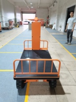 Chariot à plateforme électrique 1000 kg, chariot à plateforme motorisé robuste, chariot à main, chariot à roulettes
