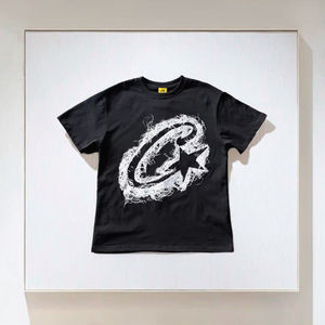 Camiseta de Verano 2025, Nueva Moda, Marca Trendyy, 210g, para Hombre, Talla Grande, Manga Regular, Color Sólido, 100% Algodón, Estilo Hip Hop, Estampada - Product Image 3