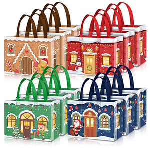 Reusable High Quality Custom Design Non Woven Promotion Holiday <strong>Gift</strong> Shopping Tote Non-Woven Bag For <strong>Christmas</strong> <strong>Gifts</strong>' Packing - Product Image 1