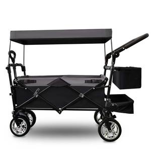 Plate-forme de chariot à benne basculante à quatre roues personnalisable Chariot tout-terrain extérieur pour jardin pique-nique plage Support OEM - Product Image 1