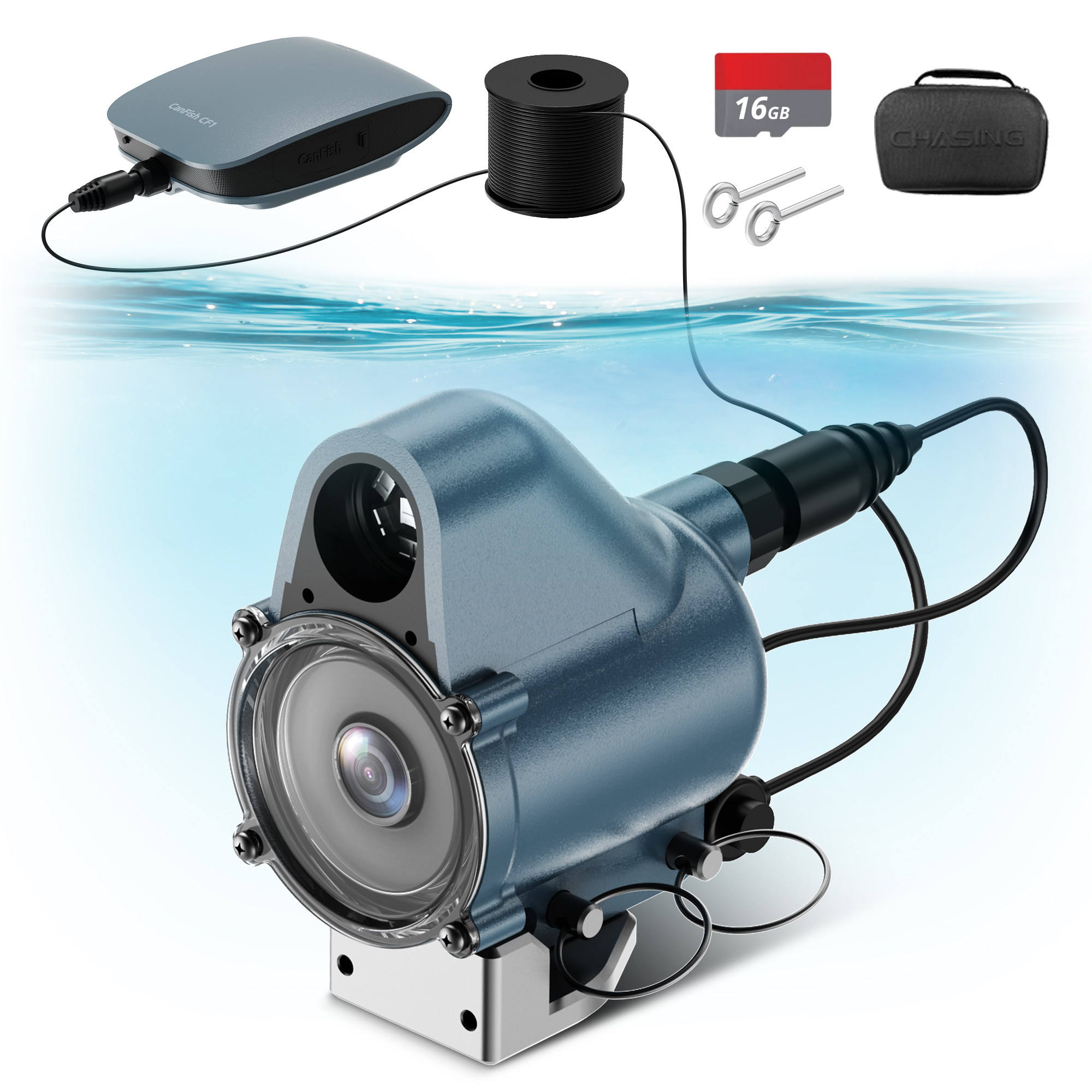 Bleu profond - Version universelle + carte mémoire + emballage