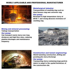 ปั๊มส่งของเหลวแบบมีซับในโลหะสำหรับงานอุตสาหกรรมขนาดใหญ่ CDHB สำหรับบำบัดน้ำเสียจากการขุดทองแบบอัลลูไวอัล ขนาด 38 นิ้ว แรงดันสูง - Product Image 6