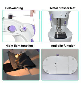 मिनी सिलाई मशीन मॉडल FHSM-201 + हटाने योग्य और विस्तार - Product Image 5