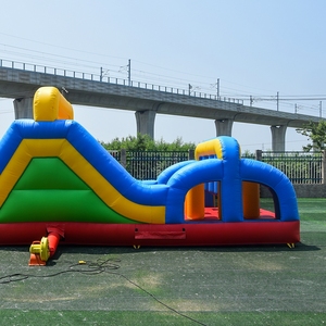 Équipement de parcours d'obstacles gonflable de grande taille, de qualité commerciale, pour aire de jeux extérieure - Product Image 4