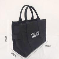 Sac fourre-tout en toile de coton personnalisé, grand format, stéréoscopique, écologique, pour la plage et l'extérieur