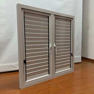 Ventanas Modernas de PVC con Persianas Ajustables, Aislamiento Térmico, Antirrobo, Contraventanas Duraderas para Casa y Apartamento - Product Image 4