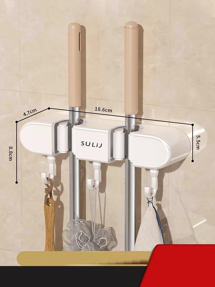 2 clips and 3 hooks - ivory white