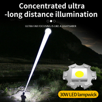 Lumière LED blanche Super Power lampe de poche longue distance prise de vue 1000 mètres utilisation 26650 batterie Type C lampe de poche tactique rechargeable