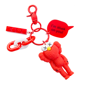 Portachiavi donna creativo portachiavi con portachiavi in stile donna con portachiavi in stile regalo con resina epossidica e sesamo Street - Product Image 6