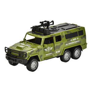 Vehículo de Fricción con Diseño de Camuflaje, Juguete de Auto para Niños, Regalo, Vehículo Todoterreno - Product Image 1