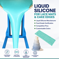 Silicone liquide de qualité alimentaire, matière première en caoutchouc, durcissement au platine, pour la fabrication de moules DIY pour gâteaux, fondants, chocolats et pâtes à sucre – Vente directe usine