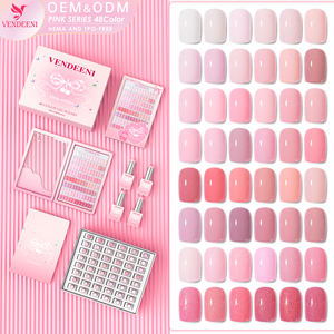 Vendeeni Collezione Popolare di 48 Colori di Smalto Gel <span class=keywords><strong>Nude</strong></span> Rosa, Set TPO Senza HEMA, Etichetta Privata Personalizzata OEM, Smalto Gel Solido - Product Image 1