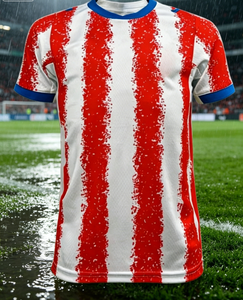 Maglia da Calcio Paraguay 2026 Nuova Los Guaranies Gómez Balbuena Enciso Manica Corta Stampata 100% Poliestere Asciugatura Rapida Estiva - Product Image 3