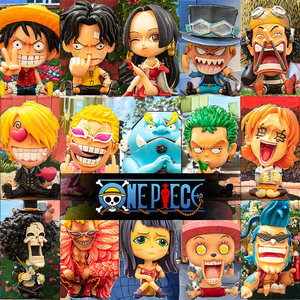 Dễ Thương PVC Hành Động Hình Thiết Lập Phổ Biến Nhật Bản Cho Một pieced Nhân Vật Phim Hoạt Hình Luffy Zoro Sanji Nami Ribon Ace Cho Trẻ Em - Product Image 2