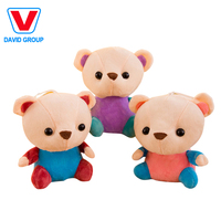Jouets en peluche personnalisés en velours et coton PP imprimé, vente en gros OEM