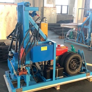 ポータブルミニリッグディープマシン100m 200m 300m水ボアホールドリルフォレージコア掘削リグモーターコンポーネント付き - Product Image 4