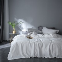 Parure de lit en bambou tissé 300 fils, motif floral/animal, 4 pièces personnalisable, vente en gros