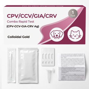 Test Rapido 4 in 1 per Diarrea Canina, Kit Veterinario CPV CCV <span class=keywords><strong>Giardia</strong></span> CRV, Pannello Fecale per Parvovirus, Coronavirus e Rotavirus, Risultato in 10 Minuti - Product Image 5