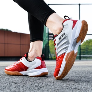 <span class=keywords><strong>Chaussures</strong></span> de tennis de table de <span class=keywords><strong>badminton</strong></span> de grande taille respirantes d'été pour hommes nouvelle version confortable maille de course de tennis - Product Image 4