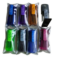 Machine à tampon encreur flash de poche pré-encrée 18*47mm avec support en plastique pour tampons en caoutchouc