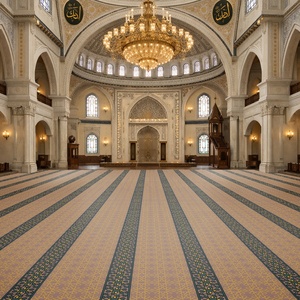 Wall to Wall Green Beige Border Masjid Praying <strong>Carpet</strong> <strong>Mosque</strong> Prayer <strong>Carpet</strong> Muslim Masjid <strong>Carpets</strong> in <strong>Dubai</strong> - Product Image 6