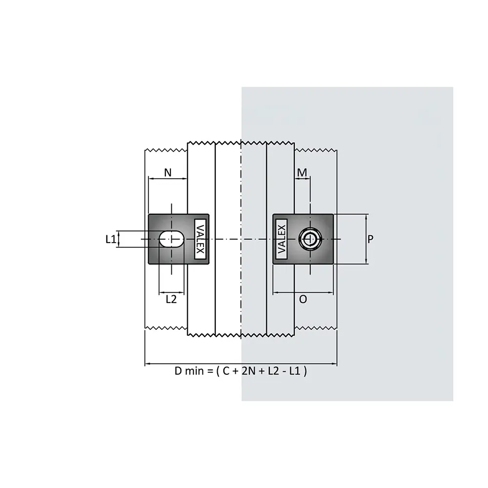 Valex F036-25 Chất Lượng Cao Ý Thương Hiệu Đường Sắt Phụ Tùng Bền Tùy Chỉnh Thiết Kế Buộc Clip Cho Đường Sắt