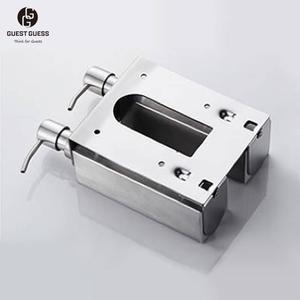 OEM Personnalisé 250ml Antivol De Luxe En Acier Inoxydable 304 Montage Mural Hôtel Distributeur De Savon avec Serrure Ensembles De Salle De Bains En Gros - Product Image 5