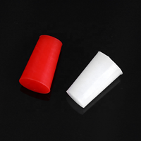 Bouchon rond en caoutchouc de silicone sur mesure, forme conique effilée, bouchon conique, petit bouchon rond solide en caoutchouc de silicone