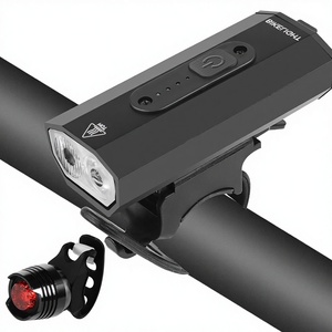 Luz Delantera y Trasera para Bicicleta T6 LED, Impermeable, Recargable por USB, de Aleación de Aluminio, con Batería de Litio Integrada de 1200mA - Product Image 1