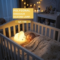Vente en gros de lampes de chevet LED en silicone souple pour la nurserie, avec variateur d'intensité et capteur tactile, pour la chambre de bébé