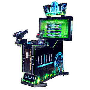 Macchina Arcade Sparatutto Alieno a Moneta per 2 Giocatori con Schermo LCD da 42 Pollici - Simulatore di Gioco con Pistola, Telaio in Metallo, 1 Anno di Supporto in Inglese per l'Intrattenimento - Product Image 1