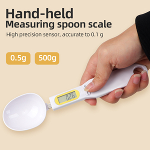 Digital <strong>Spoon</strong> Scale <strong>Measuring</strong> <strong>Spoon</strong> 500g-0.1g Milk Powder Yeast <strong>Measuring</strong> <strong>Spoon</strong> for Kitchen Baking - Product Image 3