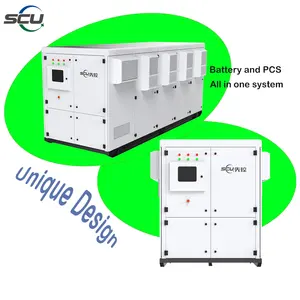 SCU 150kwh Batterie Energie speicher Solaranlage 100kw 200kw netz unabhängige Solaranlage