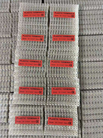 Borne de raccordement à vis PA amovible multipolaire en laiton pour distribution d'alimentation en armoire