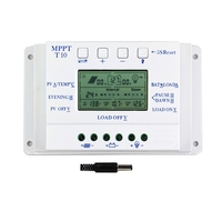 Contrôleur de charge solaire MPPT PWM 10A 20A 30A 40A 60A 80A 12V/24V à principe 0 couche