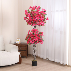 JWT3756 Decoración de la boda Buganvillas artificiales Flores de plástico táctiles en macetas para plantas artificiales - Product Image 2