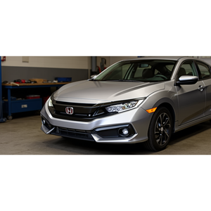 Cadre de calandre avant chromé pour Honda Civic 2016-2018 Côté droit Pièce de rechange neuve Ajustement OEM - Product Image 1