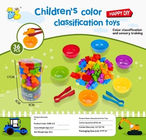 Juguetes de Clasificación de Colores para Niños en Edad Preescolar, Juego de Clasificación de Colores de Dinosaurios con Recipientes Arcoíris para Entrenamiento Sensorial y Conteo - Product Image 6