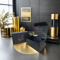 Boîte cadeau de luxe personnalisée avec estampage à chaud doré, en carton pliable de haute qualité, pour l'expédition de sous-vêtements, avec fermeture magnétique