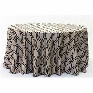 Poliestere panno di Tabella del Jacquard 120 pollici Rotonda Home Hotel Ristorante Da Pranzo Damasco Tovaglia Bordeaux - Product Image 2