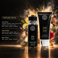 Coffret Cadeau de Parfum Oriental Boisé de Luxe en Gros pour Hommes, Vaporisateur Original avec Fragrance Fraîche de Cassis et Vanille