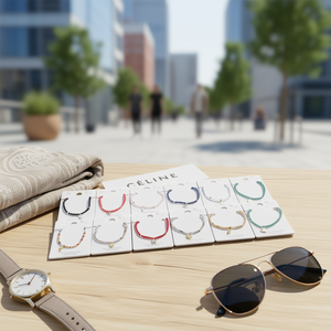 Pulsera de Cuentas de Acero Inoxidable, 6 Estilos Mixtos, Casual, Deportiva, Unisex, para Uso Diario - Product Image 3