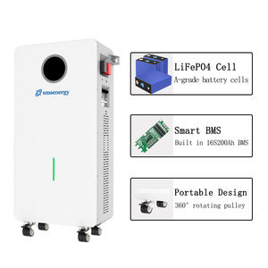 מכירה חמה באפריקה 15kwh 16kwh עומד 51.2v v 300ah lifepo4 סוללת ליתיום 10000 מחזורים קיר ארון קיר עבור אפריקה גיבוי כוח - Product Image 3