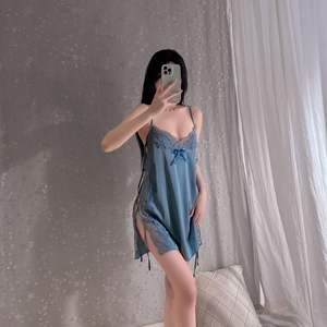 Nueva llegada señoras encaje moda lado abierto <span class=keywords><strong>desnudo</strong></span> transparente lujo lencería sexy mujeres - Product Image 6